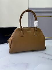 Fortok Prada Large Saffiano Leather Bag Caramel 1BG524 40x26x12cm - 5