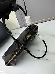 Fortok Prada Large Saffiano Leather Bag Black 1BG524 40x26x12cm - 5
