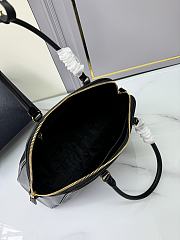 Fortok Prada Large Saffiano Leather Bag Black 1BG524 40x26x12cm - 2