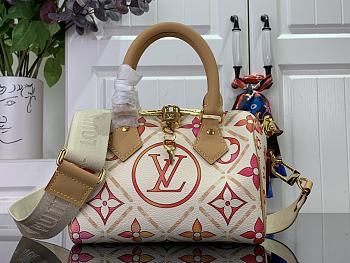 Fortok Louis Vuitton Speedy Bandoulière 20 Bag Coral M11209 20.5x13.5x12cm