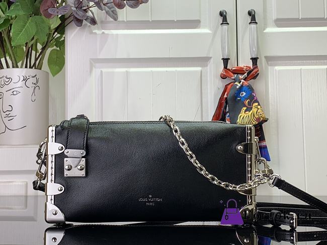 Fortok Louis Vuitton Slim Trunk Bag Black M25445 23x12x4cm - 1