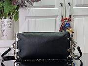 Fortok Louis Vuitton Slim Trunk Bag Black M25445 23x12x4cm - 5