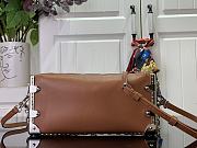 Fortok Louis Vuitton Slim Trunk Bag Brown M25445 23x12x4cm - 4