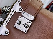 Fortok Louis Vuitton Slim Trunk Bag Brown M25445 23x12x4cm - 3