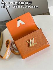 Fortok Louis Vuitton Twist MM Bag Tan M21554 23x17x9.5cm - 4