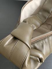 Fortok Lemaire Croissant Leather Crossbody Bag In Brown 27x7x18cm - 2