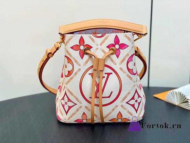 Fortok Louis Vuitton Néonoé BB Handbag Coral M25315 20x20x13cm - 1