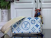 Fortok Louis Vuitton Multi Pochette Accessoires Bag Logoon Blue M25374 24x13.5x4cm - 4