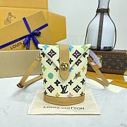 Fortok Louis Vuitton Envelope Bag White Monogram Craggy Canvas M83343 12.5x18x8.5cm - 1
