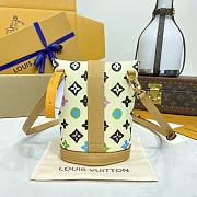 Fortok Louis Vuitton Envelope Bag White Monogram Craggy Canvas M83343 12.5x18x8.5cm - 4