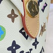 Fortok Louis Vuitton Envelope Bag White Monogram Craggy Canvas M83343 12.5x18x8.5cm - 5