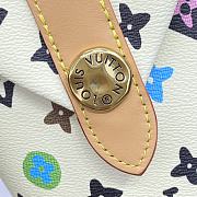 Fortok Louis Vuitton Envelope Bag White Monogram Craggy Canvas M83343 12.5x18x8.5cm - 3