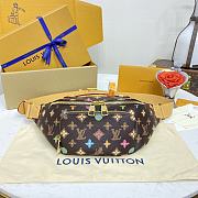 Fortok Louis Vuitton Rush Waist Bag Brown Monogram Craggy Canvas M24858 30x15x8cm - 1