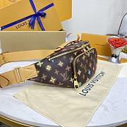 Fortok Louis Vuitton Rush Waist Bag Brown Monogram Craggy Canvas M24858 30x15x8cm - 6