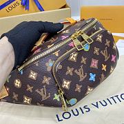 Fortok Louis Vuitton Rush Waist Bag Brown Monogram Craggy Canvas M24858 30x15x8cm - 4