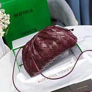 Fortok Bottega Veneta Intrecciato Pouch Burgundy 23x13x8cm  - 2