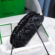 Fortok Bottega Veneta Intrecciato Pouch Black 23x13x8cm  - 6