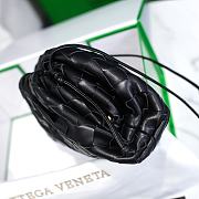 Fortok Bottega Veneta Intrecciato Pouch Black 23x13x8cm  - 4