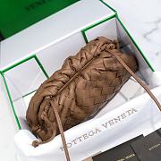 Fortok Bottega Veneta Intrecciato Pouch Brown 23x13x8cm  - 6