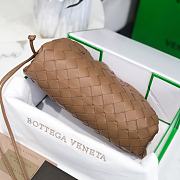 Fortok Bottega Veneta Intrecciato Pouch Brown 23x13x8cm  - 3