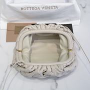 Fortok Bottega Veneta Intrecciato Pouch White 23x13x8cm  - 6
