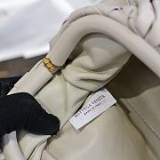 Fortok Bottega Veneta Intrecciato Pouch White 23x13x8cm  - 4