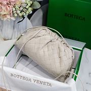 Fortok Bottega Veneta Intrecciato Pouch White 23x13x8cm  - 3