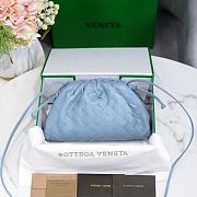 Fortok Bottega Veneta Intrecciato Pouch Blue 23x13x8cm  - 1