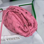 Fortok Bottega Veneta Intrecciato Pouch Pink 23x13x8cm  - 6