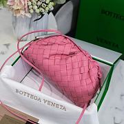 Fortok Bottega Veneta Intrecciato Pouch Pink 23x13x8cm  - 2