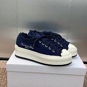 Fortok Dior Dioriviera Walk'n'Dior Platform Sneaker Dark Blue - 6