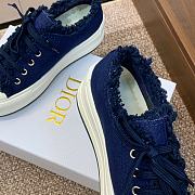 Fortok Dior Dioriviera Walk'n'Dior Platform Sneaker Dark Blue - 4