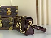 Fortok Louis Vuitton Twist West Bag Burgundy M24549 23.5x12x7cm - 5