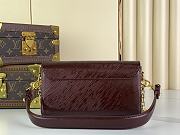 Fortok Louis Vuitton Twist West Bag Burgundy M24549 23.5x12x7cm - 4