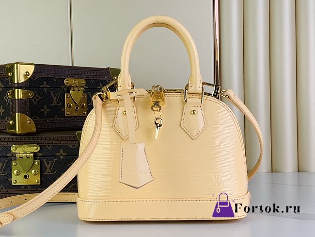 Fortok Louis Vuitton Alma BB Bag Yellow M24597 23.5x17.5x11.5cm - 1