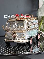 Fortok Chanel Mini Van Minaudiere in Plexi, Enamel  9.4×16×8.7cm - 1