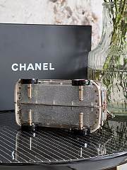 Fortok Chanel Mini Van Minaudiere in Plexi, Enamel  9.4×16×8.7cm - 5