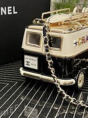 Fortok Chanel Mini Van Minaudiere in Plexi, Enamel Black  9.4×16×8.7 cm - 4