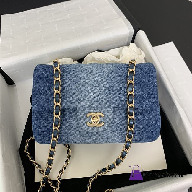 Fortok Chanel 24S Gradient Denim CF Flap Bag 20cm  - 1