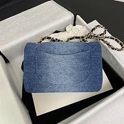 Fortok Chanel 24S Gradient Denim CF Flap Bag 20cm  - 6