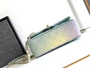 Fortok Chanel 24S Gradient Light Green CF Flap Bag 20cm - 5