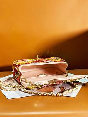 Fortok Chanel Spring and Summer Limited Edition Sequin Bag Orange 20cm - 4