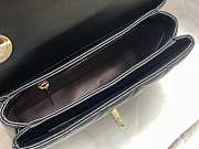 Fortok Chanel Mini Flap Bag With Top Handle Lambskin & Gold-Tone Metal Black AS4654 14.5x19.5x8cm - 5