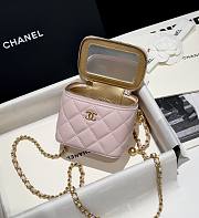 Fortok Chanel 24K Little Golden Ball Vanity Case Pink 11x8.5x7cm - 3