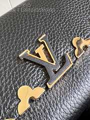 Fortok Louis Vuitton Capucines Wallet Black M82764 13.5x9.5x3cm - 6