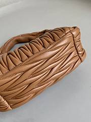 Fortok MiuMiu Wander Hobo Bag Dark Brown 18x25x7cm - 6