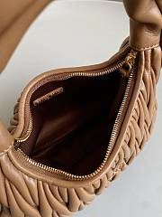 Fortok MiuMiu Wander Hobo Bag Dark Brown 18x25x7cm - 2