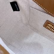 Fortok MiuMiu Wander Wicker Tote Bag 20x17x6cm - 6