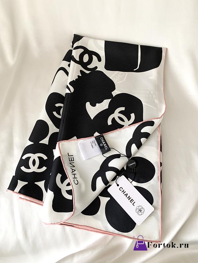 Fortok Chanel Silk 18 Momme Scarf 90x90cm - 1