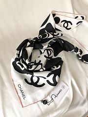 Fortok Chanel Silk 18 Momme Scarf 90x90cm - 4